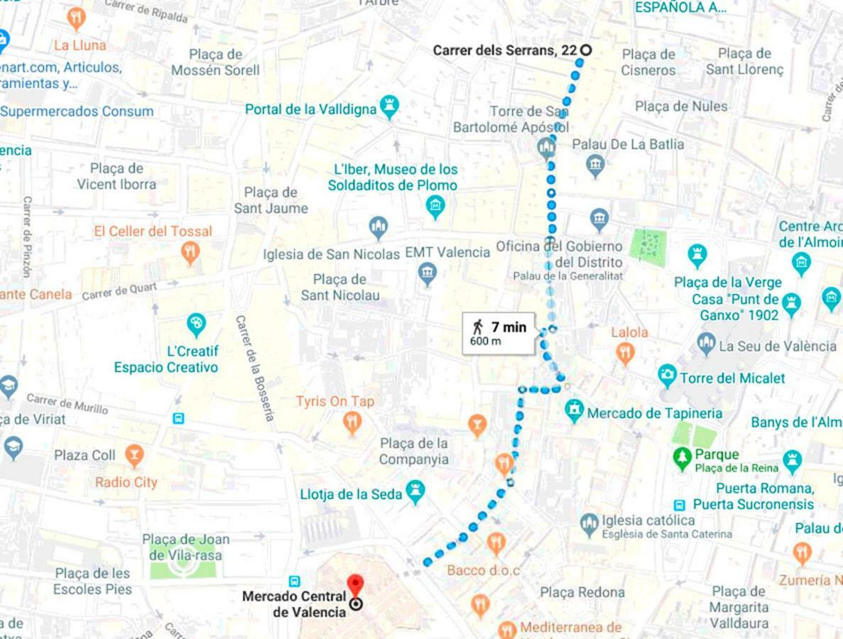 ולנסיה Florit Flats - Serranos Apartment מראה חיצוני תמונה